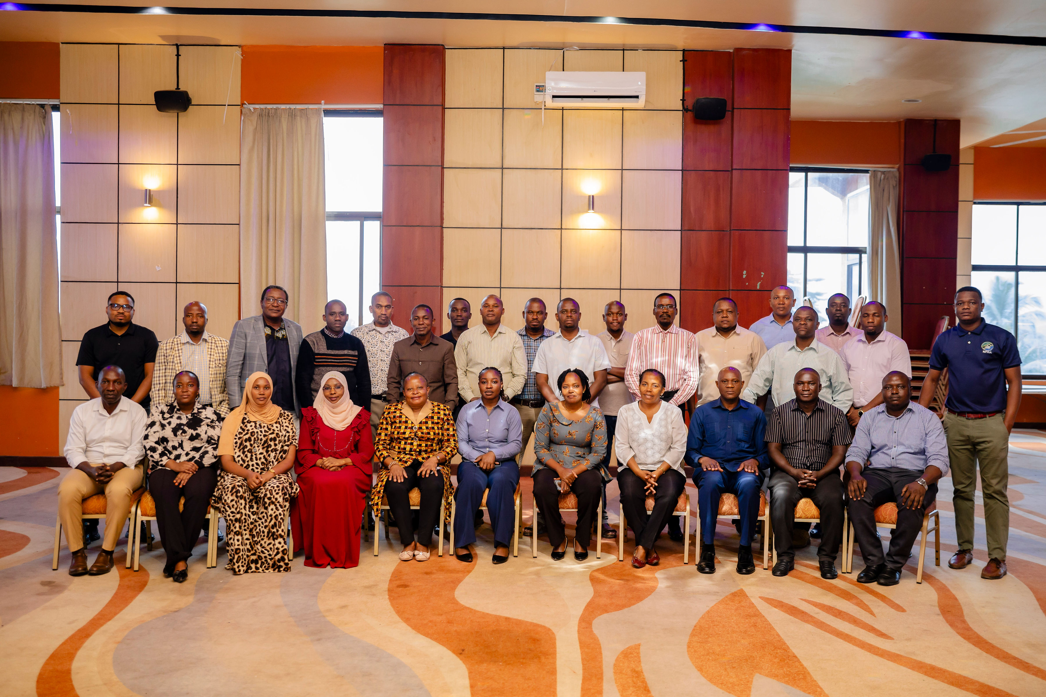 Maofisa TEHAMA walioshiriki Mafunzo ya  Matumizi ya Kiswahili Sanifu na Fasaha ( Awamu ya Pili ) yaliyofanyika katika Ukumbi wa Hoteli ya Morena, Mkoani Morogoro.